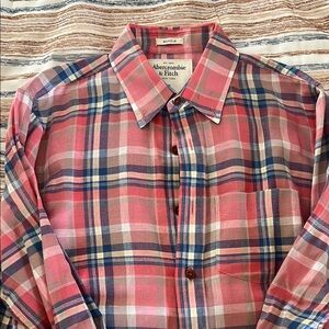 Abercrombie Pink Button Up